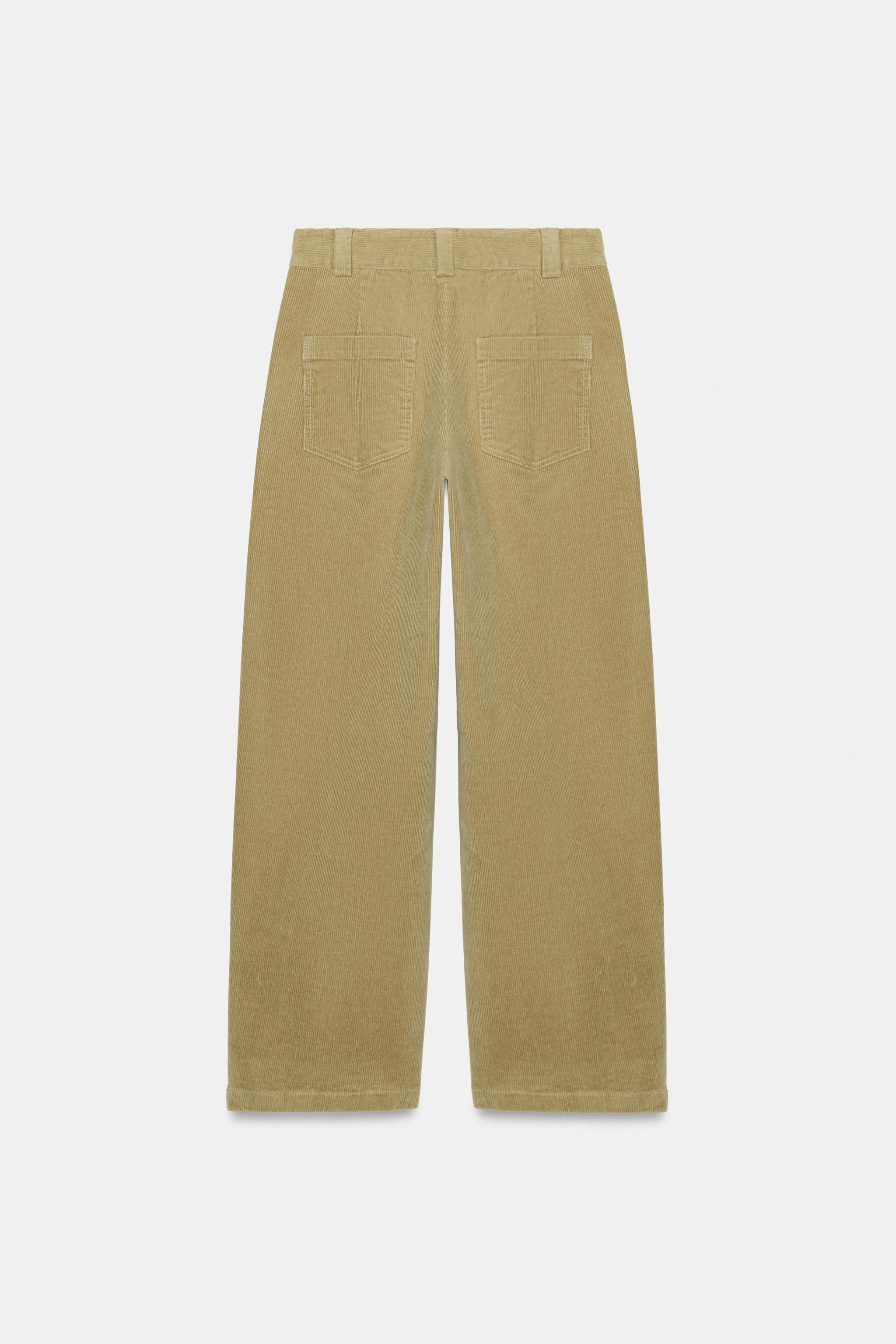 CORDUROY BARREL PANTS